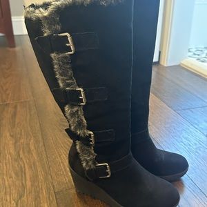 Tall Black stylish boots